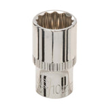 Silverline 650781 Socket 1/4" Drive 12pt Metric - 10mm - Voyto Ltd Online