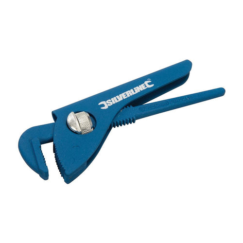 Silverline 598449 Thumbturn Pipe Wrench - Length 225mm - Jaw 50mm - Voyto Ltd Online