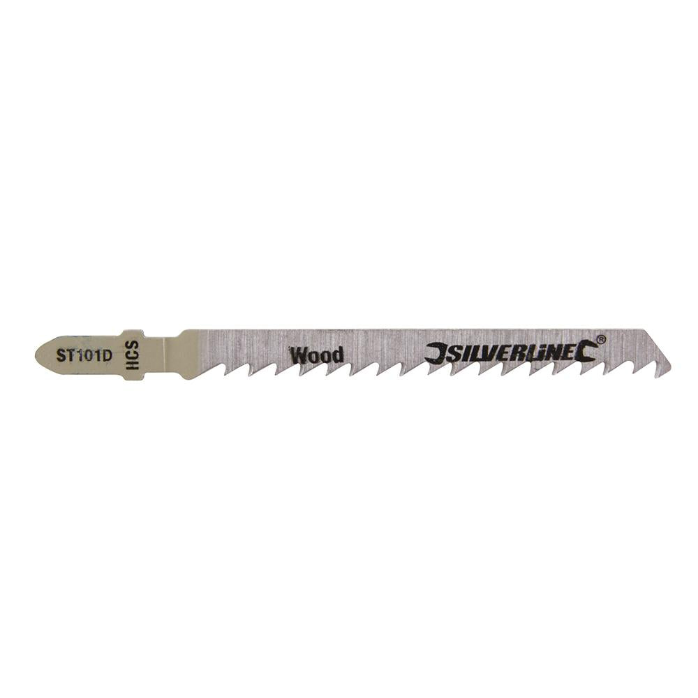 Silverline 233588 Jigsaw Blades for Wood 5pk - ST101D - Voyto Ltd Online