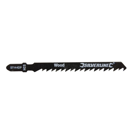 Silverline 233613 Jigsaw Blades for Wood 5pk - ST144DP - Voyto Ltd Online