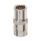 Silverline 355216 Socket 1/4" Drive 12pt Metric - 7mm - Voyto Ltd Online