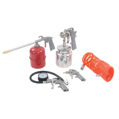 Silverline 633548 Air Tools & Compressor Accessories Kit 5pce - 5pce - Voyto Ltd Online