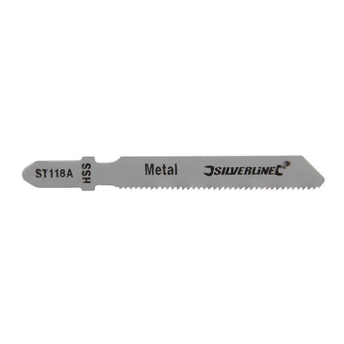 Silverline 234444 Jigsaw Blades for Metal 5pk - ST118A - Voyto Ltd Online