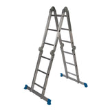 Silverline 953474 Multipurpose Ladder with Platform - 3.6m 12-Tread - Voyto Ltd Online