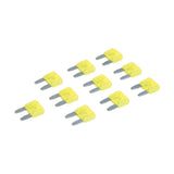 Silverline 944873 ATM Automotive Mini Blade Fuses 10pk - 20A Yellow - Voyto Ltd Online