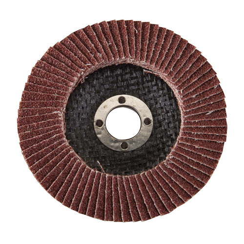 Silverline 196514 Aluminium Oxide Flap Disc - 100mm 60 Grit - Voyto Ltd Online