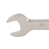 Silverline 793805 Flexible Head Ratchet Spanner - 15mm - Voyto Ltd Online