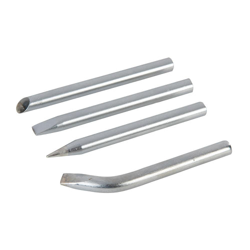 Silverline 868786 Soldering Iron Tips Set 4pce - 60W - Voyto Ltd Online