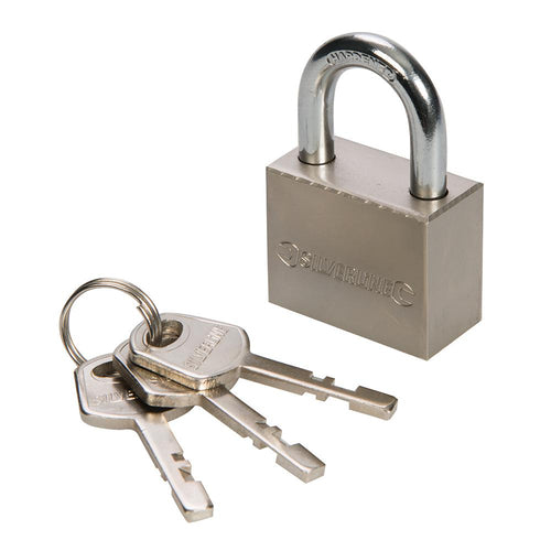 Silverline 447136 Steel Padlock - 40mm - Voyto Ltd Online