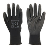 Silverline 589144 Black Palm Gloves - XL 11 - Voyto Ltd Online