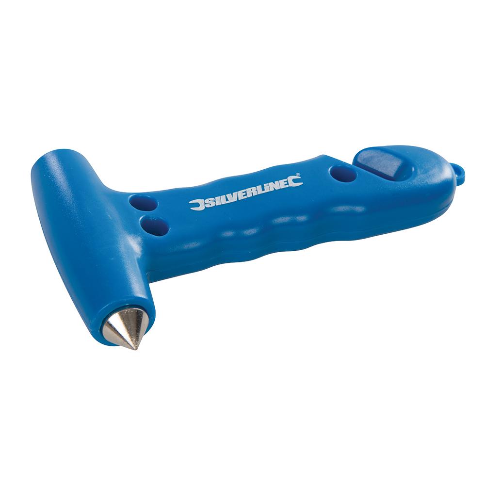 Silverline 395235 Emergency Hammer & Belt Cutter - 150mm - Voyto Ltd Online