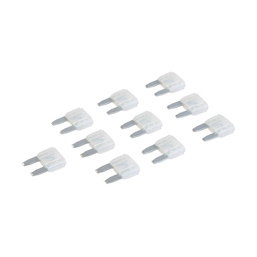 Silverline 986112 ATM Automotive Mini Blade Fuses 10pk - 25A Clear - Voyto Ltd Online