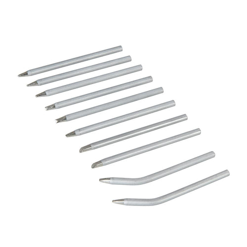 Silverline 196507 Soldering Iron Tips Set 10pce - 15 & 25W - Voyto Ltd Online