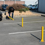 Silverline 377185 Fold-Down Parking Security Post - 560 x 120mm - Voyto Ltd Online