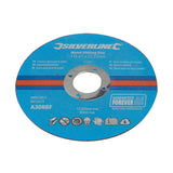 Silverline 315807 Metal Slitting Discs 10pk - 115 x 1 x 22.23mm - Voyto Ltd Online