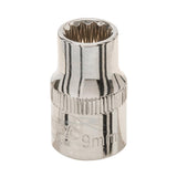 Silverline 437500 Socket 3/8" Drive 12pt Metric - 9mm - Voyto Ltd Online