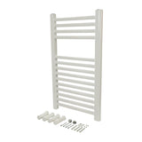 Plumbob 563951 White Flat Towel Radiator - 700 x 400mm - Voyto Ltd Online