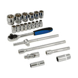 Silverline 675046 Socket Wrench Set 1/2" Drive Metric 21pce - 21pce - Voyto Ltd Online