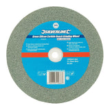 Silverline 976303 Green Silicon Carbide Bench Grinding Wheel - 200 x 20mm Medium - Voyto Ltd Online