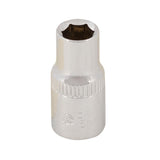 Silverline 657259 Socket 1/4" Drive 6pt Metric - 6mm - Voyto Ltd Online