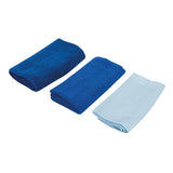 Silverline 250276 Microfibre Cloth Cleaning Set 3pce - 3pce - Voyto Ltd Online