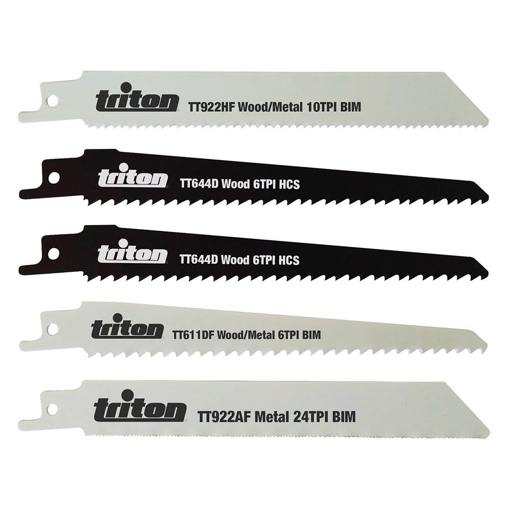 Triton 954242 Recip Saw Blade Set 5pce - 150mm - Voyto Ltd Online