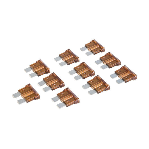 Silverline 979465 ATO Regular Automotive Blade Fuses 10pk - 7.5A Brown - Voyto Ltd Online