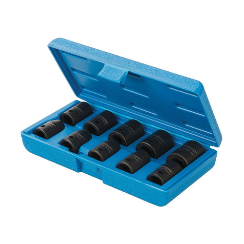 Silverline 970814 Impact Socket Set 1/2" Drive 6pt Metric 10pce - 10 - 22mm - Voyto Ltd Online