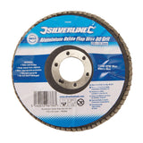 Silverline 199877 Aluminium Oxide Flap Disc - 115mm 40 Grit - Voyto Ltd Online