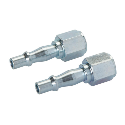 Silverline 918523 Air Line Bayonet Male Thread Coupler 2pk - 1/4" BSP - Voyto Ltd Online