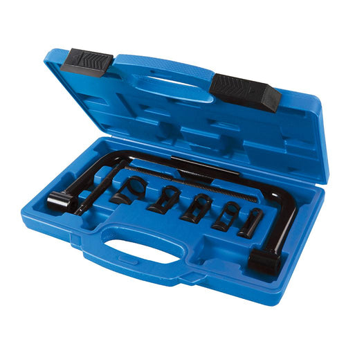 Silverline 494569 Valve Spring Compressor Tool Set 10pce - 16 - 30mm - Voyto Ltd Online