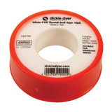 Dickie Dyer 951652 White PTFE Thread Seal Tape 10pk - 12mm x 12m - Voyto Ltd Online