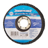Silverline 793818 Zirconium Flap Disc - 100mm 60 Grit - Voyto Ltd Online