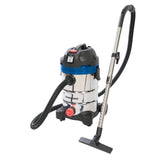 Silverline 575803 1250W Wet & Dry Vacuum Cleaner 30Ltr - 1250W EU - Voyto Ltd Online