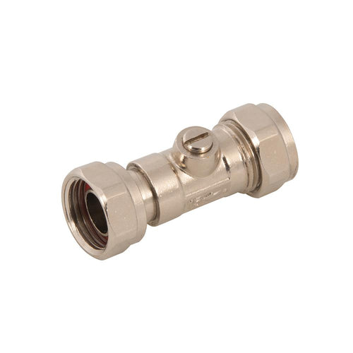 Plumbob 308901 Service Valve - 15mm x 1/2" Straight - Voyto Ltd Online