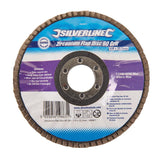 Silverline 763614 Zirconium Flap Disc - 100mm 80 Grit - Voyto Ltd Online