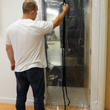 Silverline 375331 Zipped Doorway Dust Protector Kit - 1.2 x 2.1m - Voyto Ltd Online