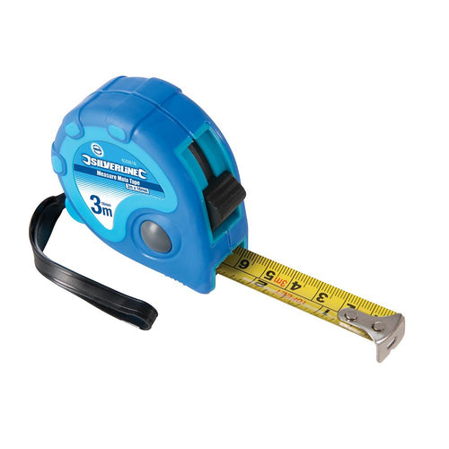 Silverline 633818 Measure Mate Tape - 3m / 10ft x 16mm - Voyto Ltd Online
