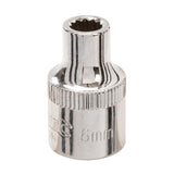 Silverline 386433 Socket 3/8" Drive 12pt Metric - 6mm - Voyto Ltd Online