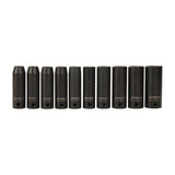 Silverline 586290 Deep Impact Socket Set 1/2" Drive 6pt Metric 10pce - 10 - 22mm - Voyto Ltd Online