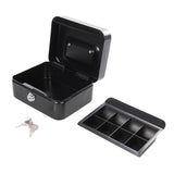 Silverline 795764 Metal Cash & Valuables Box Keyed - 165 x 128 x 80mm - Voyto Ltd Online