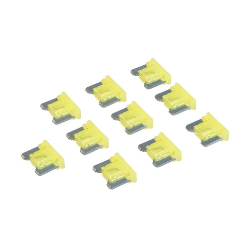 Silverline 984663 ATT Low Profile Mini Automotive Blade Fuses 10pk - 20A Yellow - Voyto Ltd Online