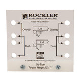 Rockler 427361 Lid-Stay Torsion Hinge JIG IT® - 3.2 x 3.1 x 0.8" - Voyto Ltd Online