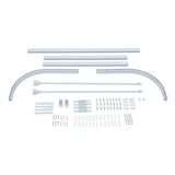 Plumbob 803109 Modular Shower Curtain Track - White - Voyto Ltd Online