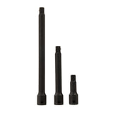 Silverline 913899 Impact Extension Bar Set 1/2" 3pce - 75, 150 & 250mm - Voyto Ltd Online