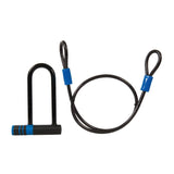 Silverline 712996 U-Lock & Cable Set - 145 x 210mm / 10 x 1200mm - Voyto Ltd Online