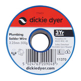 Dickie Dyer 776421 Plumbing Solder Wire - 3.25mm 500g - Voyto Ltd Online