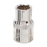 Silverline 881578 Socket 1/2" Drive 12pt Metric - 12mm - Voyto Ltd Online