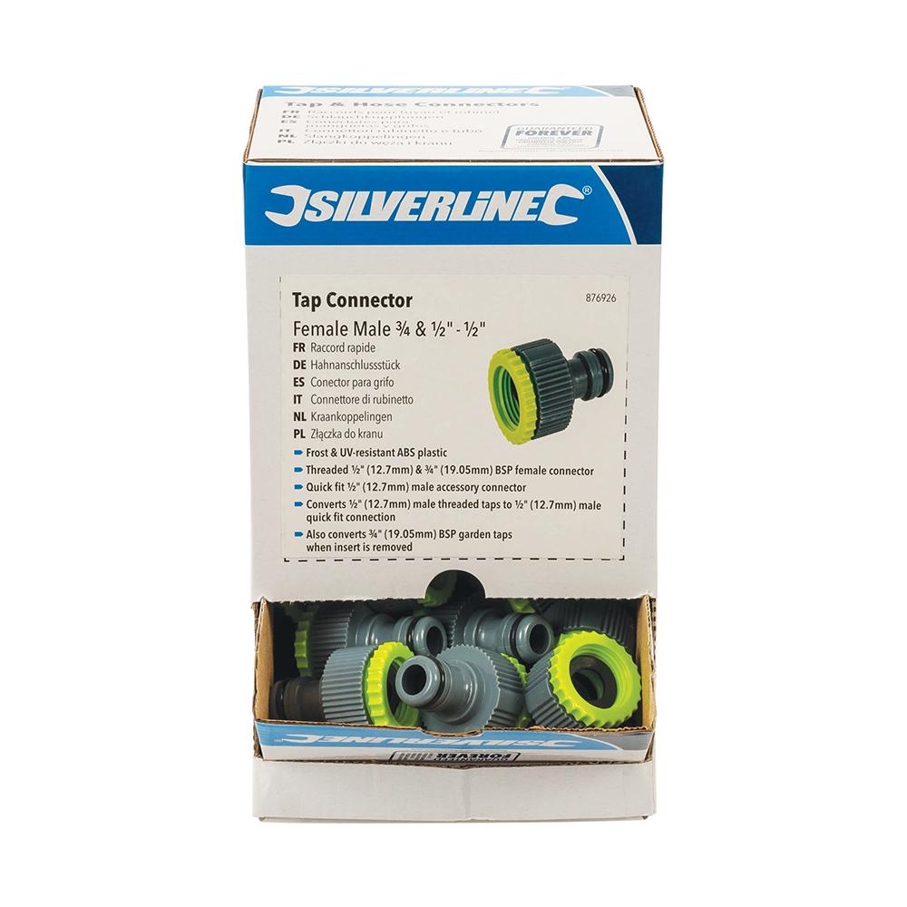Silverline 876926 Tap Connectors 1/2
