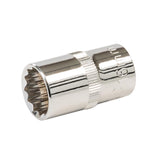 Silverline 881578 Socket 1/2" Drive 12pt Metric - 12mm - Voyto Ltd Online